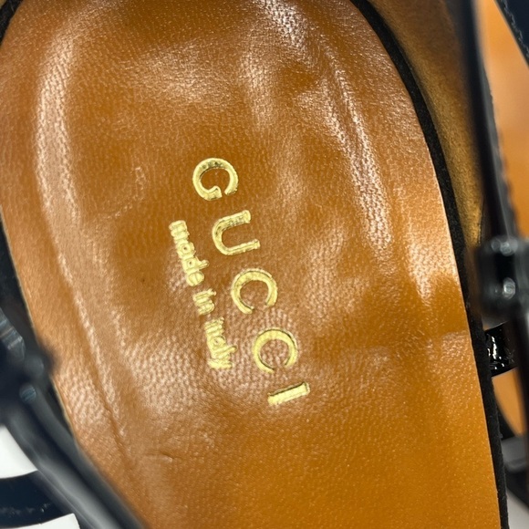 GUCCI Betty Suede High Heel Platform Sandals
Black
Size 39.5 EU - Picture 11 of 14
